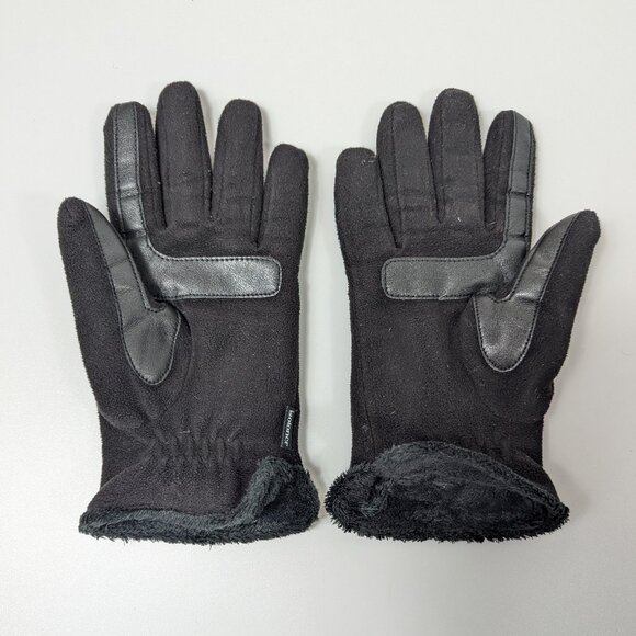 isotoner womens Stretch Fleece Gloves With Microluxe Lining and Smart Touch Tech - Picture 2 of 6